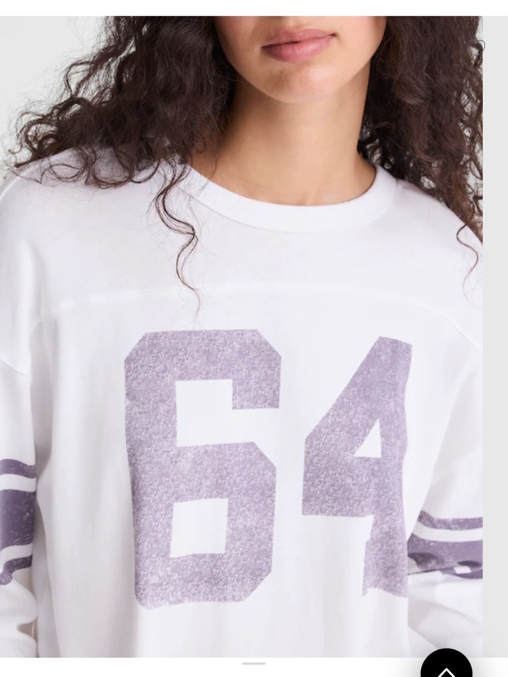 Madewell The Relaxed Crewneck Tee- '64 Graphic and Sleeve Stripes - Picture 6 of 9
